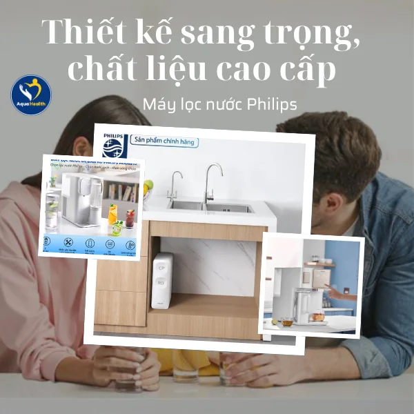 Máy lọc nước Philips - Thiết kế sang trọng, chất liệu cao cấp