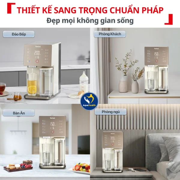 Máy lọc nước Tefal BR453AY0 để bàn - Thiết kế tiện lợi, sang trọng