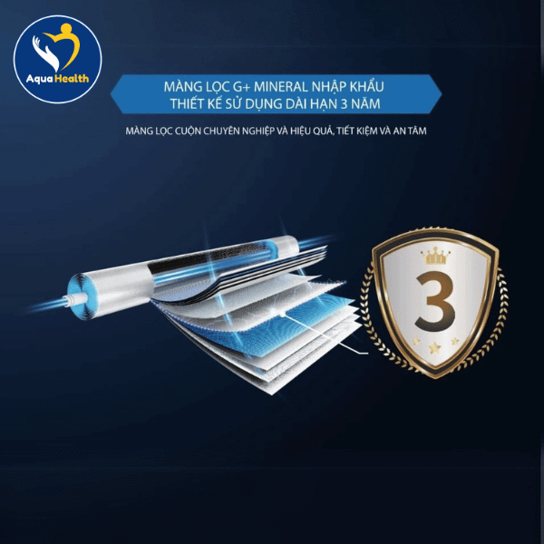 Thời gian thay lõi lên đến 3 năm