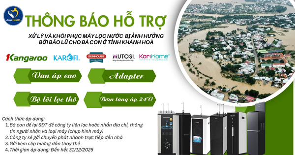 Hướng dẫn sửa máy lọc nước bị ngập nước cho bà con tỉnh Khánh Hòa