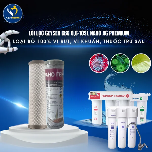 Thông Tin Về Lõi Lọc CBC 0,6-10SL Nano Ag Premium