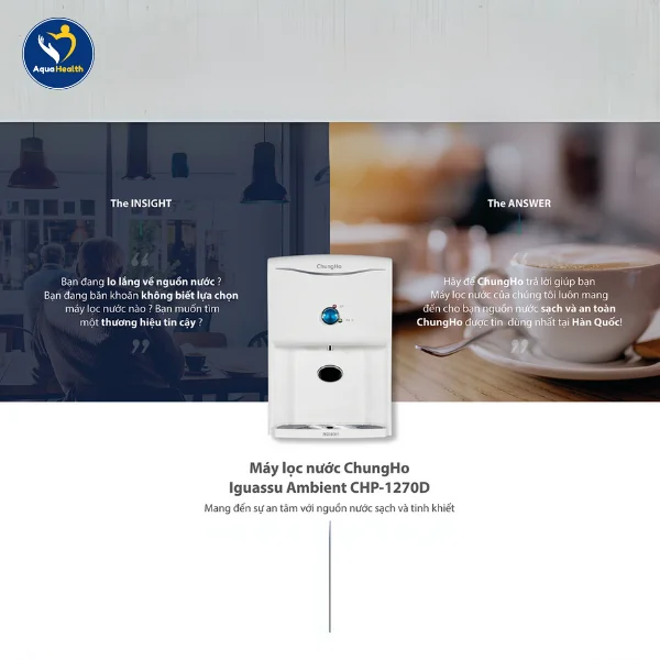 Máy Lọc Nước ChungHo Ambient CHP-1270D - thông tin về máy lọc nước chungho