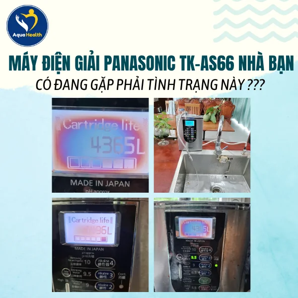 Tình trạng hư màn hình LCD máy điện giải Panasonic