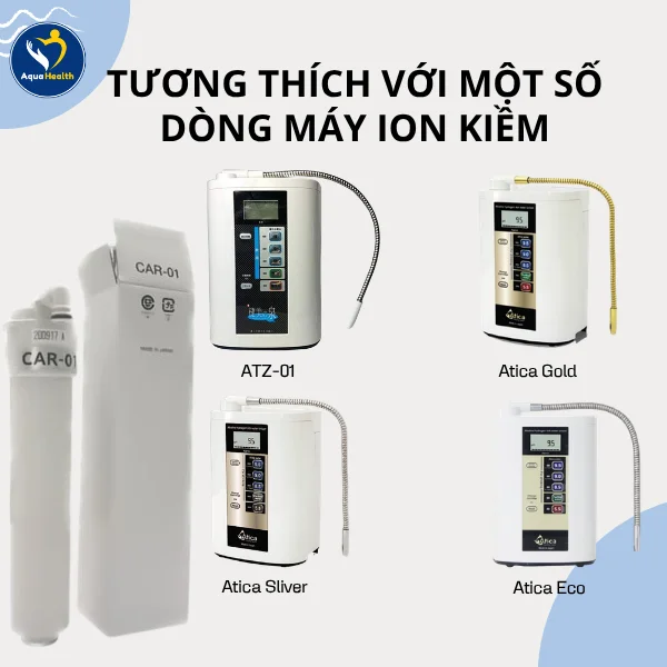 Lõi lọc nước Car-01 (MHW-C101) - Tương thích với một số dòng máy ion kiềm