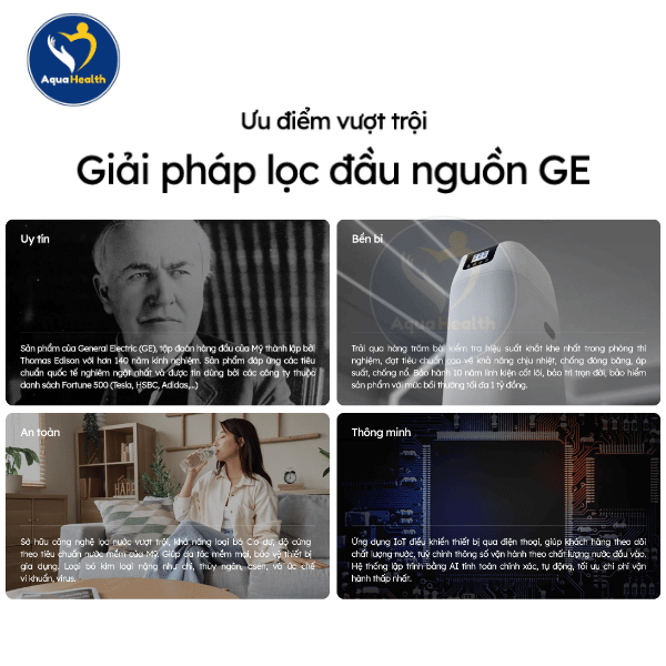 Ưu Điểm Vượt Trội Hệ Thống Lọc Tổng GE