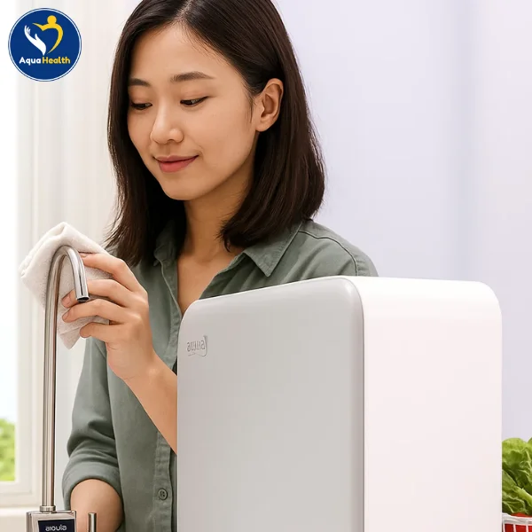 Vệ sinh xung quanh máy lọc nước Pureit