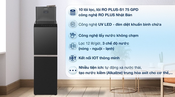 Toshiba Originpure TWP-W2398SVN(M) - Máy lọc nước RO giữ trọn khoáng tự nhiên