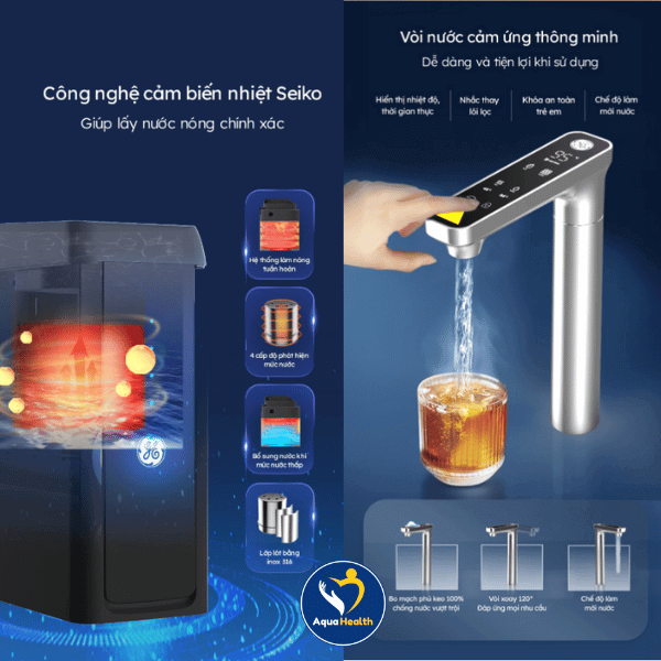 Vòi nước lọc cảm biến thông minh, công nghệ cảm biến nhiệt chính xác