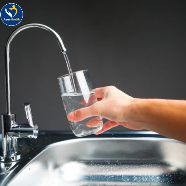 Cần xả nước sau khi thay lõi máy Pureit Delica UR5840 