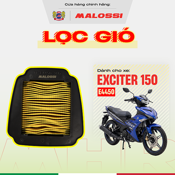 loc-gio-dau-cao-cap-malossi-yamaha-exciter-150cc