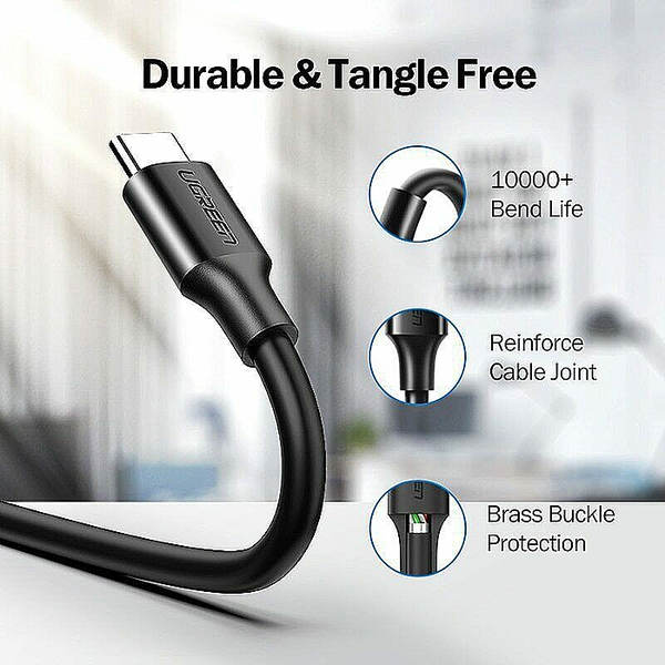Cáp USB to USB-C Data – UGREEN 60114 - Dài 25cm