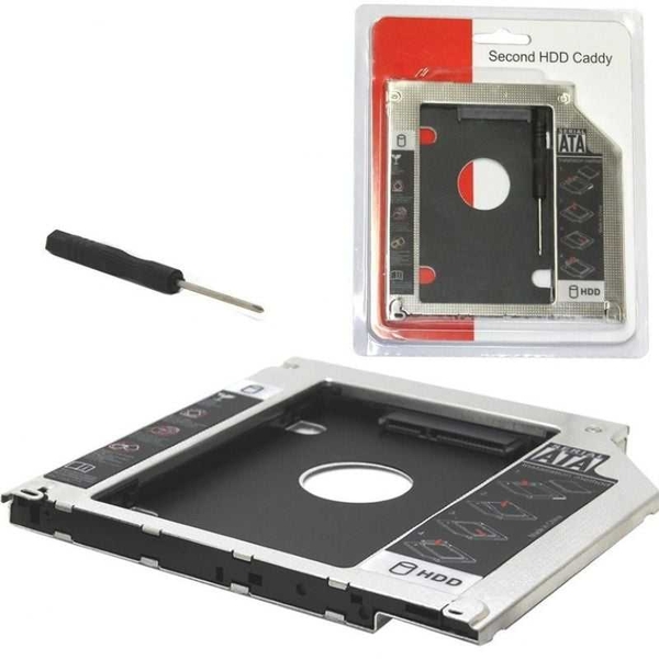 Caddy Bay Mỏng 9.5mm (Lắp thay SSD cho Laptop)