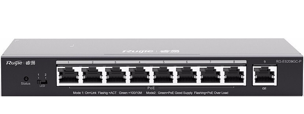 Switch POE 8 cổng RUIJIE RG-ES209GC-P