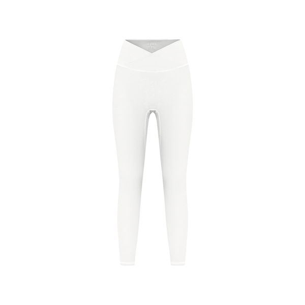 aeyo | Quần legging tập yoga gym nữ Crossback, cạp chéo, vải đứng form, ôm sát, che bụng, tôn dáng