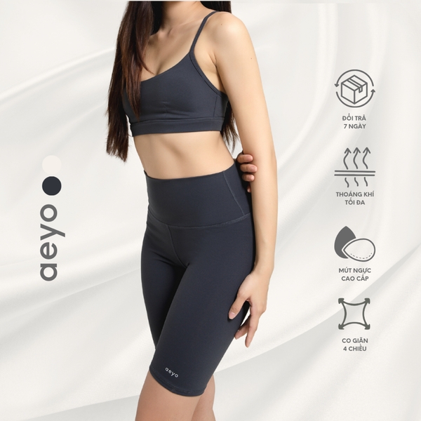 𝘢𝘦𝘺𝘰 I Áo bra Aura tập thể thao yoga gym nữ mút rời, chất liệu vải cotton mềm mại thoải mái