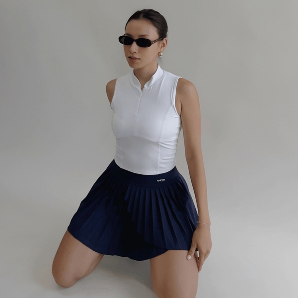 aeyo | Váy tập tennis, pickleball, golf thể thao xẻ tà chéo SEABROOK tặng kèm quần bảo hộ tôn dáng cao cấp