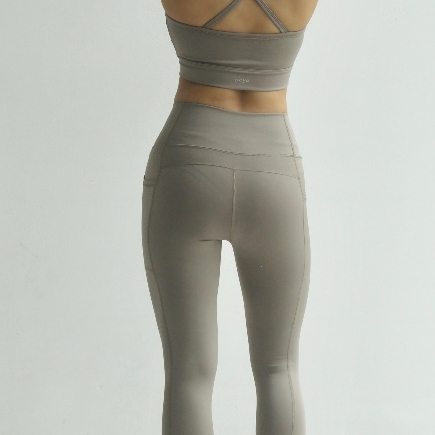 𝘢𝘦𝘺𝘰 | Quần legging yoga gym nữ Dynamic Flow, dáng dài, cạp cao có túi, chất liệu aeyoLux tôn dáng