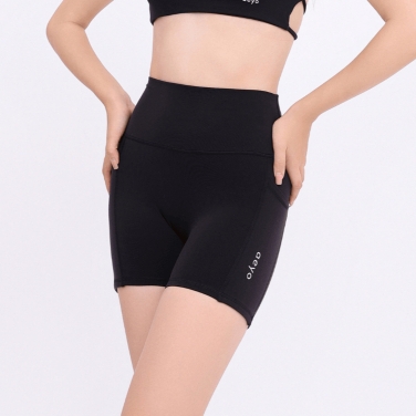 aeyo | Quần đùi tập yoga gym pilates tennis nữ Sweet cạp cao, vải thun dày dặn BL003