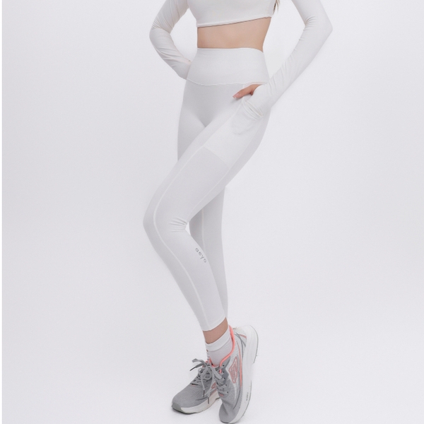 aeyo | Quần Legging tập yoga gym pilates nữ Bliss cạp cao, chất liệu vải dày dặn, ôm sát tôn dáng BL006