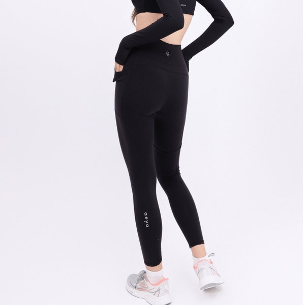 aeyo | Quần Legging tập yoga gym pilates nữ Bliss cạp cao, chất liệu vải dày dặn, ôm sát tôn dáng BL006