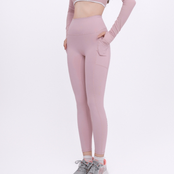 aeyo | Quần Legging tập yoga gym pilates nữ Bliss cạp cao, chất liệu vải dày dặn BL006