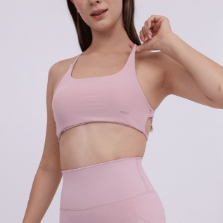 aeyo | Áo SWEET Bra thể thao yoga gym nữ lưng dây cách điệu, mút rời, chất liệu vải thun dày dặn, mềm mịn, thoáng khí