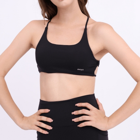 aeyo | Áo bra tập yoga gym nữ Sweet lưng dây cách điệu, mút rời, chất liệu cao cấp dày dặn ôm sát