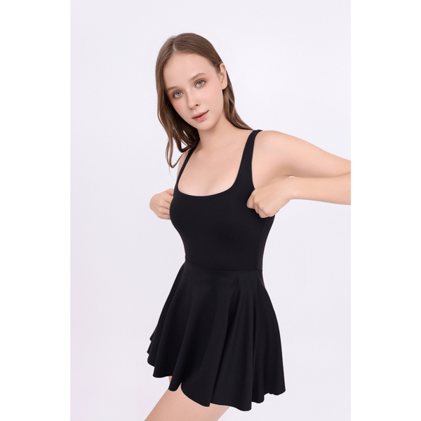 aeyo | Váy liền thân SWAY sẵn mút đi kèm, thiết kế có quần bảo hộ, tôn dáng co giãn 4 chiều, đồ tập gym yoga pilates