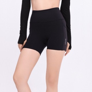 aeyo | Bộ đồ tập yoga gym pilates nữ, áo bra phối màu tay dài, quần đùi ôm sát tôn dáng BLISS