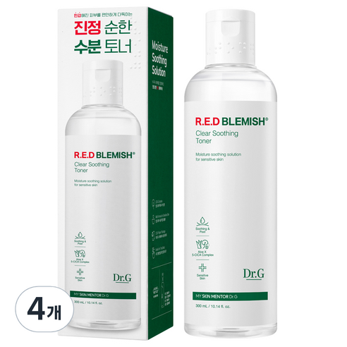 Nước Hoa Hồng Làm Dịu Da Dr.G Red Blemish Clear Soothing Toner 300ml