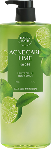 Happy Bath Fruits Crush Acne Care Lime Body wash