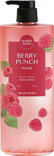 Happy Bath Fruits Berry Punch Body Wash 900g No.044