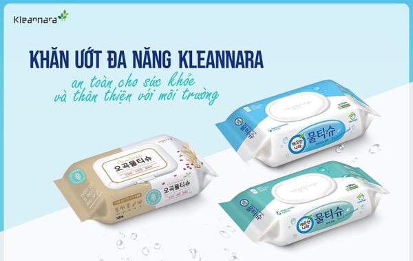 Kleannara Multi-Purpose Wet Wipes With Mint Essence 70 Sheets