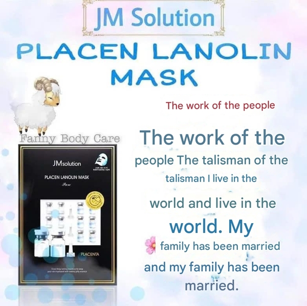 JMsolution Lanolin Mask Evens Skin Tone, Radiance 30ml