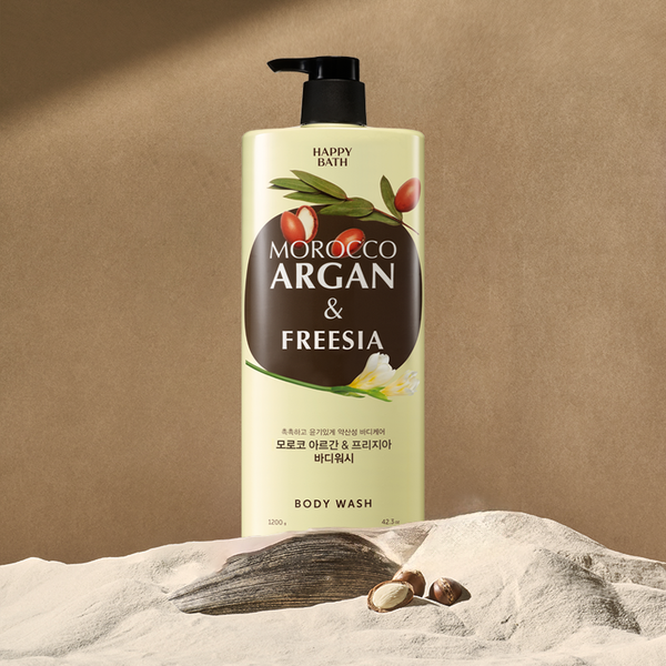 Happy Bath Blooming Morocco Argan Body Wash Freesia shower gel