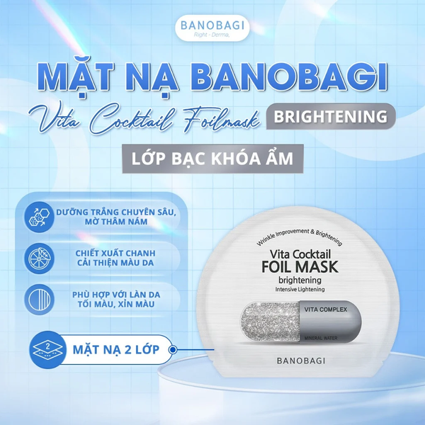 Banobagi Vita Cooktail Foil Mask Brightening