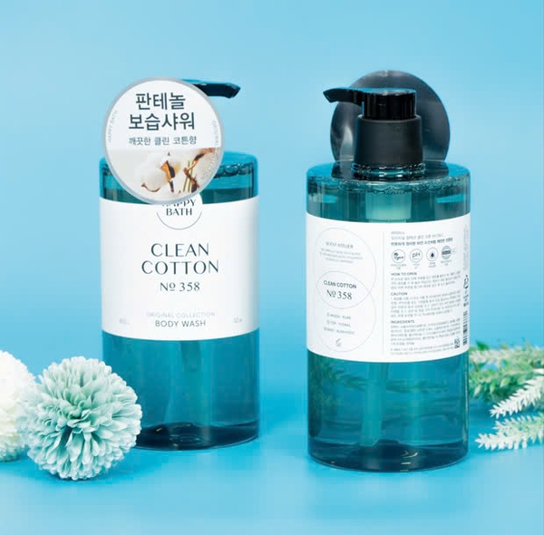 Happy Bath Original Clean Cotton Body Wash No.358