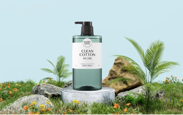 Happy Bath Original Clean Cotton Body Wash No.358