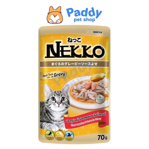 Pate Mèo Dạng Sốt Nekko Gravy 70g