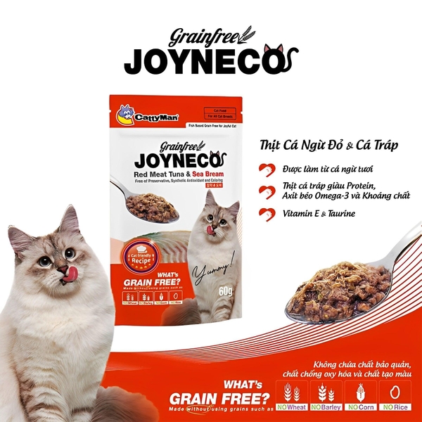 Pate Mèo Joyneco CattyMan Cá Tươi 60g