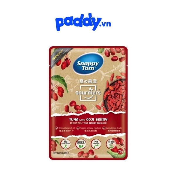 Pate Mèo Snappy Tom Cá Ngừ Mix Trái Cây 70g