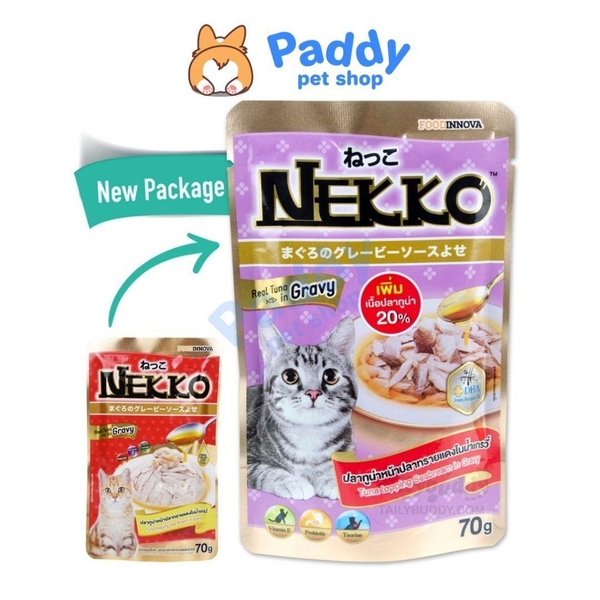 Pate Mèo Dạng Sốt Nekko Gravy 70g