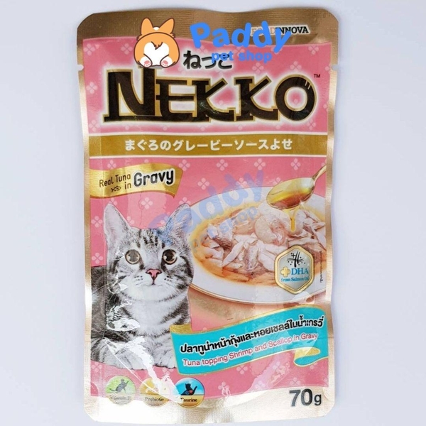 Pate Mèo Dạng Sốt Nekko Gravy 70g