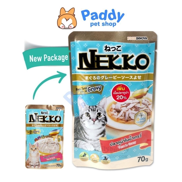 Pate Mèo Dạng Sốt Nekko Gravy 70g
