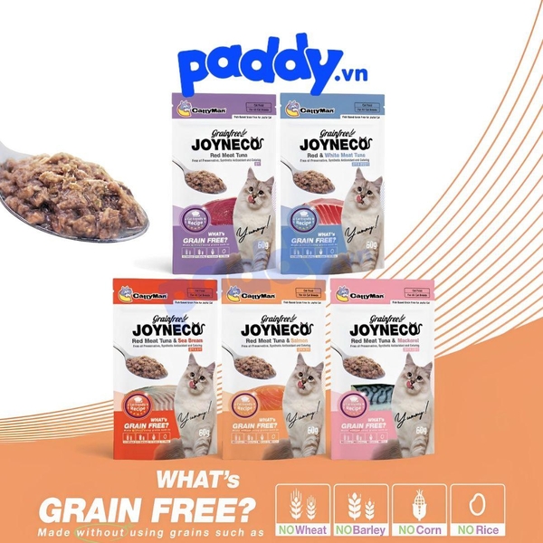 Pate Mèo Joyneco CattyMan Cá Tươi 60g