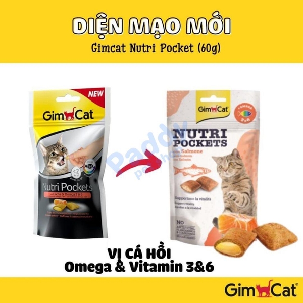 Bánh Thưởng Cho Mèo GimCat Nutri Pockets Dinh Dưỡng
