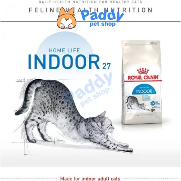Thức Ăn Hạt Cho Mèo Trưởng Thành Nuôi Trong Nhà Royal Canin Indoor 27