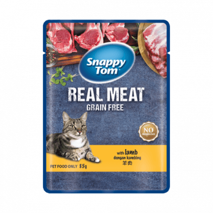 Pate Mèo Snappy Tom Real Fish Nhiều Vị 85g