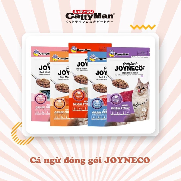 Pate Mèo Joyneco CattyMan Cá Tươi 60g