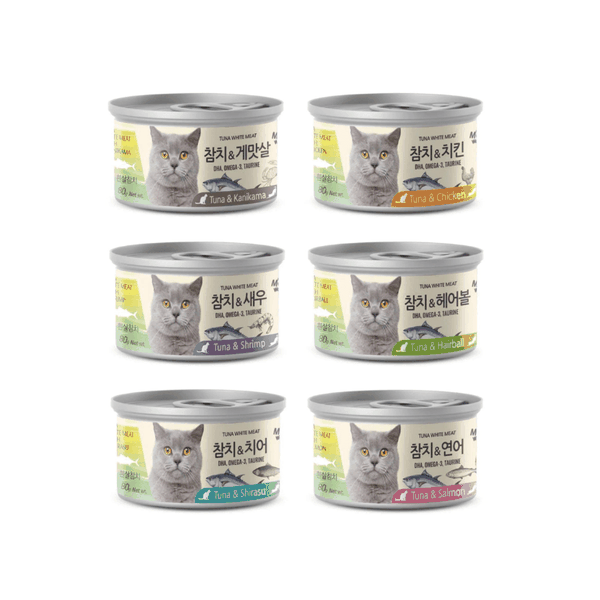 Pate Mèo Meowow Súp Cá Ngừ Trắng Nguyên Miếng (Lon 80g)